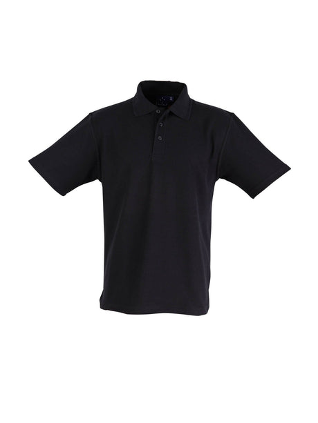 Kids Traditional Poly / Cotton Pique Knit Short Sleeve Polo