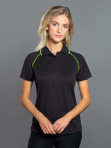 Ladies Champion CoolDry Contrast Short Sleeve Polo