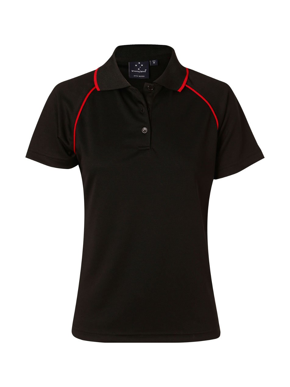 Ladies Champion CoolDry Contrast Short Sleeve Polo