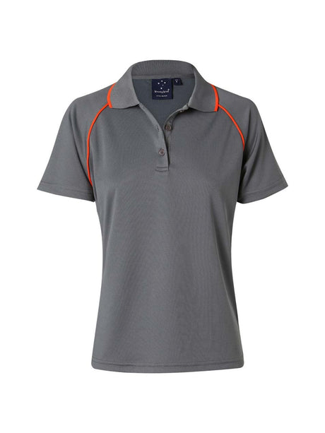 Ladies Champion CoolDry Contrast Short Sleeve Polo