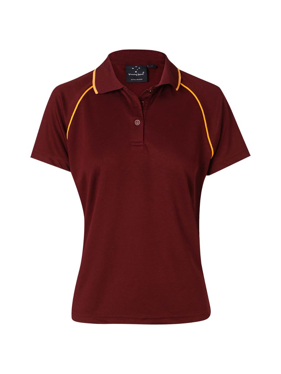 Ladies Champion CoolDry Contrast Short Sleeve Polo