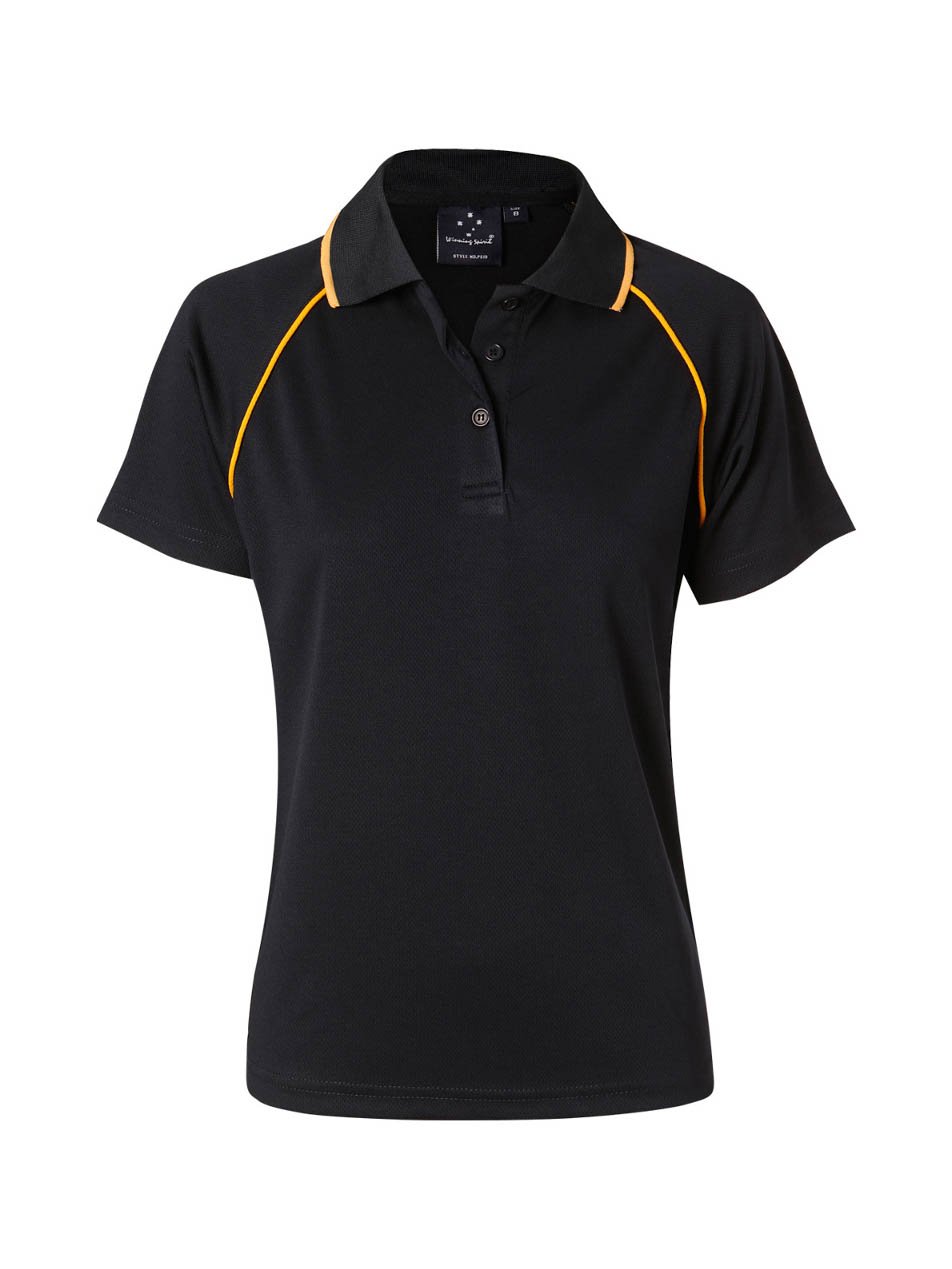 Ladies Champion CoolDry Contrast Short Sleeve Polo