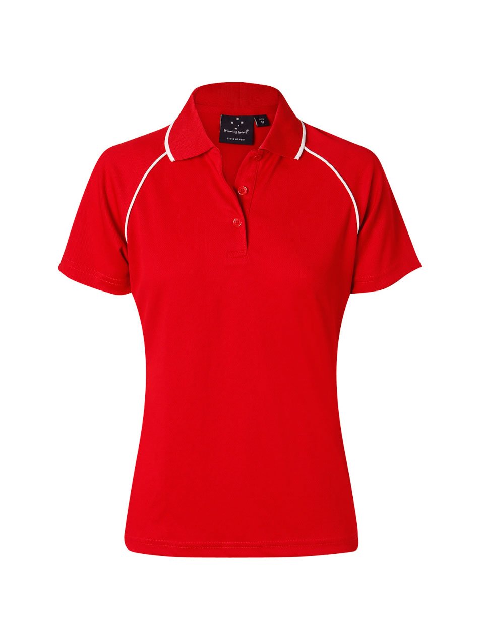 Ladies Champion CoolDry Contrast Short Sleeve Polo