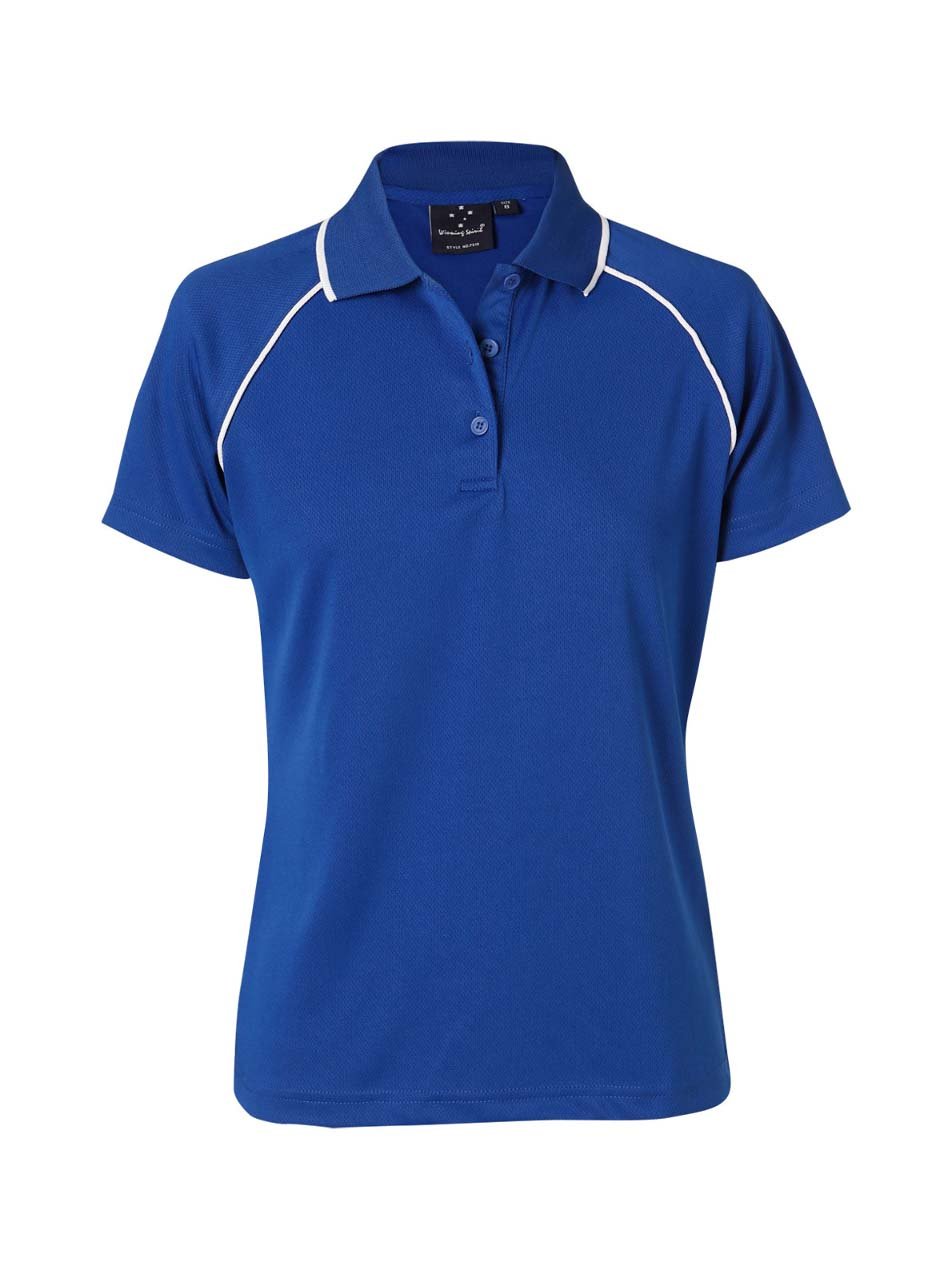 Ladies Champion CoolDry Contrast Short Sleeve Polo