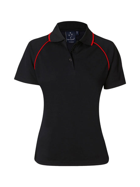 Mens Champion CoolDry Contrast Short Sleeve Polo