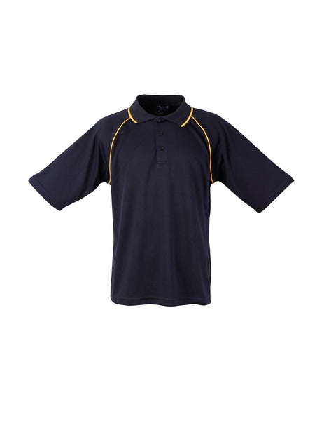 Mens Champion CoolDry Contrast Short Sleeve Polo
