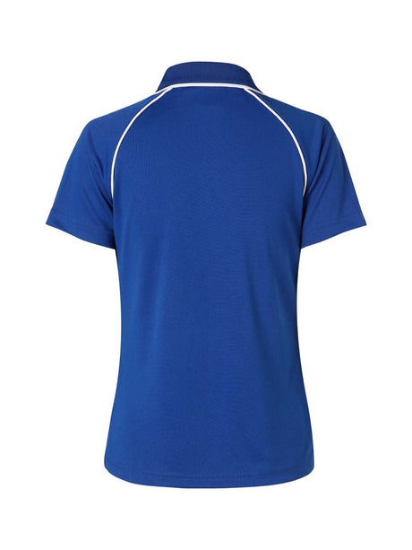 Kids Champion CoolDry Contrast Short Sleeve Polo
