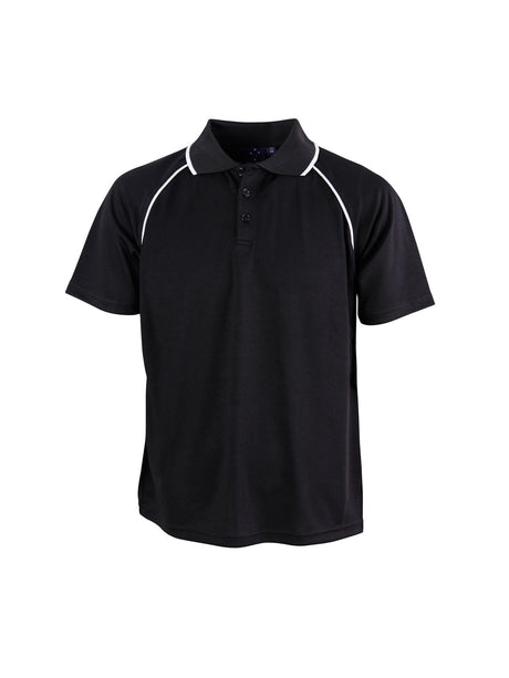 Kids Champion CoolDry Contrast Short Sleeve Polo