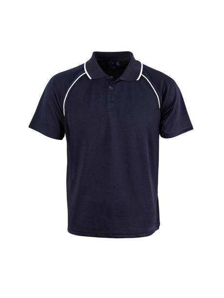 Kids Champion CoolDry Contrast Short Sleeve Polo