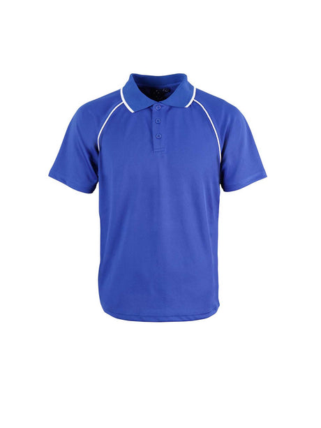 Kids Champion CoolDry Contrast Short Sleeve Polo