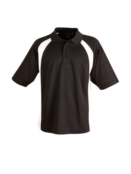 Mens Athens Sport CoolDry Micro-Mesh Contrast Short Sleeve Polo