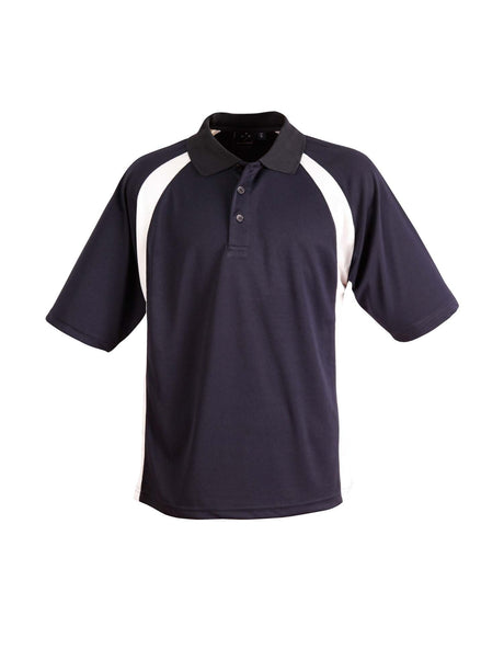 Mens Athens Sport CoolDry Micro-Mesh Contrast Short Sleeve Polo