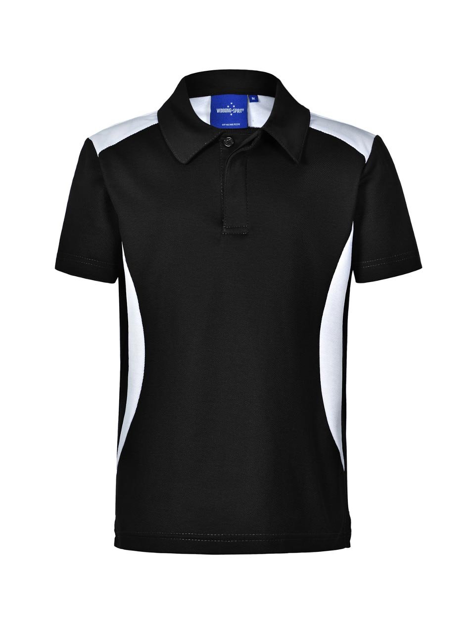 Kids Winner TrueDry Contrast Short Sleeve Polo