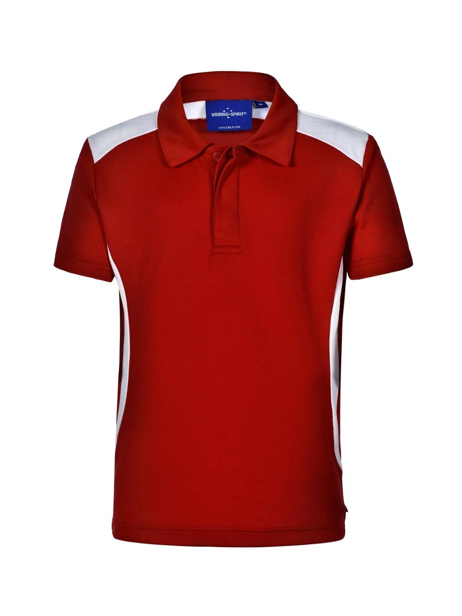 Kids Winner TrueDry Contrast Short Sleeve Polo