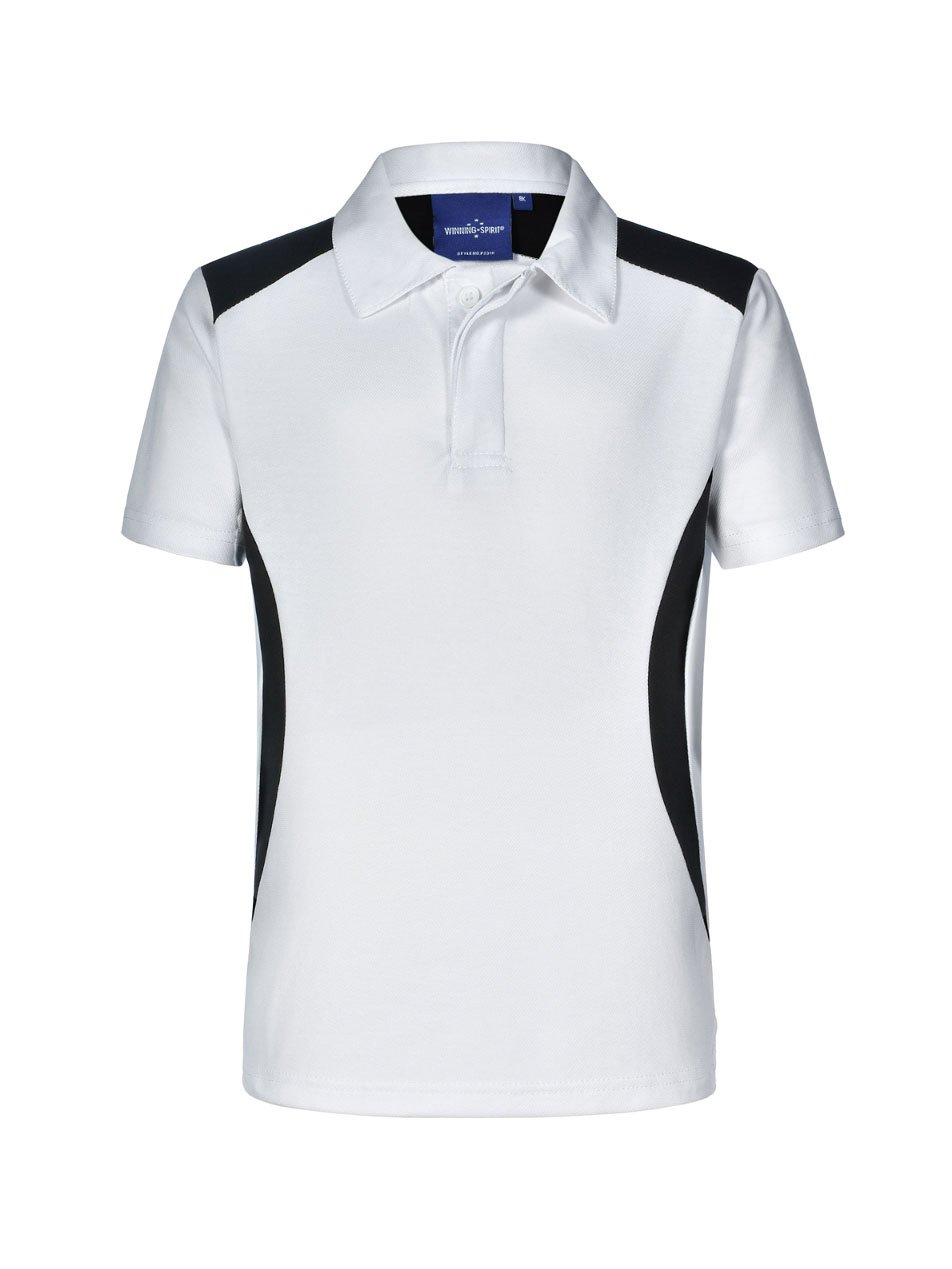 Kids Winner TrueDry Contrast Short Sleeve Polo