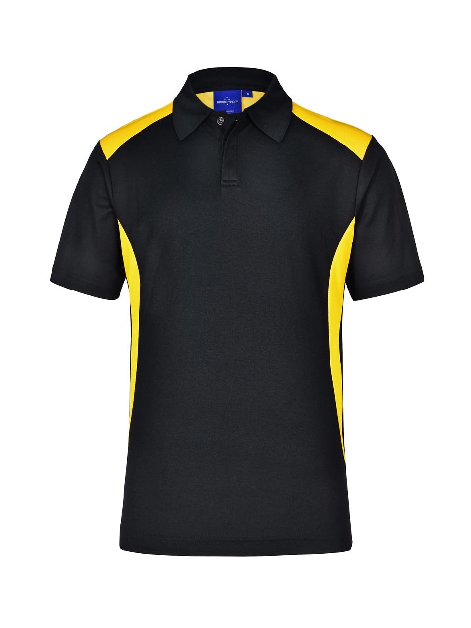 Mens Winner TrueDry Contrast Short Sleeve Polo