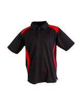 Mens Winner TrueDry Contrast Short Sleeve Polo