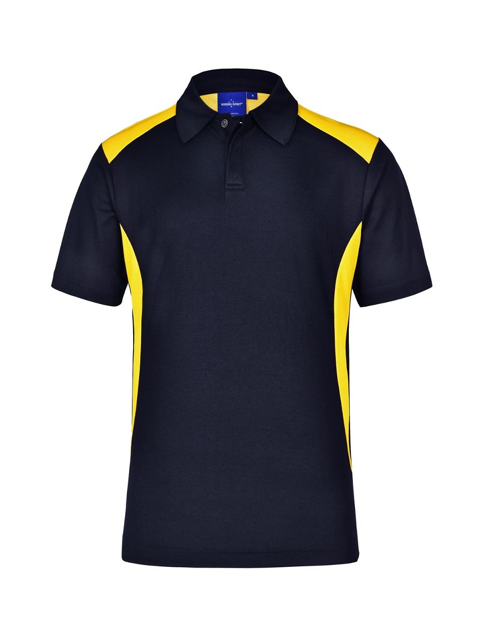 Mens Winner TrueDry Contrast Short Sleeve Polo