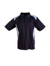 Mens Winner TrueDry Contrast Short Sleeve Polo