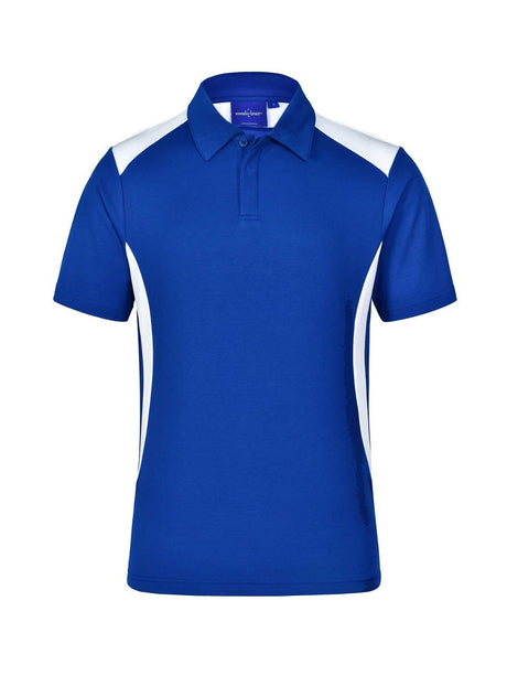 Mens Winner TrueDry Contrast Short Sleeve Polo