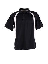 Mens Olympic CoolDry Mesh Contrast Short Sleeve Polo