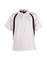 Mens Olympic CoolDry Mesh Contrast Short Sleeve Polo