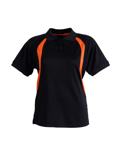 Ladies Olympic CoolDry Mesh Contrast Short Sleeve Polo