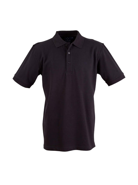 Mens Darling Harbour Cotton Stretch Pique Short Sleeve Polo