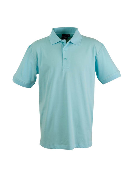 Mens Darling Harbour Cotton Stretch Pique Short Sleeve Polo