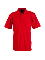 Mens Darling Harbour Cotton Stretch Pique Short Sleeve Polo