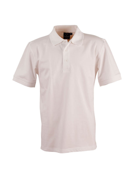 Mens Darling Harbour Cotton Stretch Pique Short Sleeve Polo