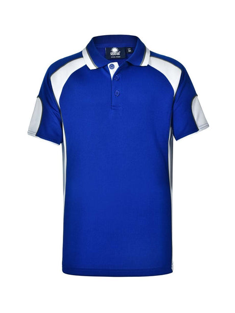 Kids Alliance CoolDry Tri-Colour Contrast Polo with Sleeve Panels