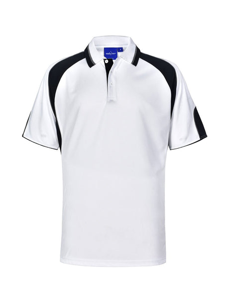 Kids Alliance CoolDry Tri-Colour Contrast Polo with Sleeve Panels