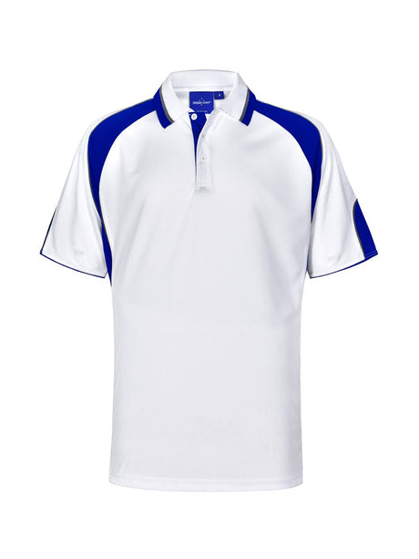 Kids Alliance CoolDry Tri-Colour Contrast Polo with Sleeve Panels