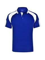 Mens Alliance CoolDry Tri-Colour Contrast Polo with Sleeve Panels