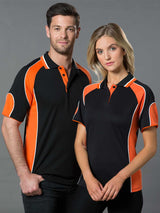 Ladies Alliance CoolDry Tri-Colour Contrast Polo with Sleeve Panels