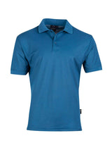 Mens Connection TrueDry Pique Solid Colour Short Sleeve Polo