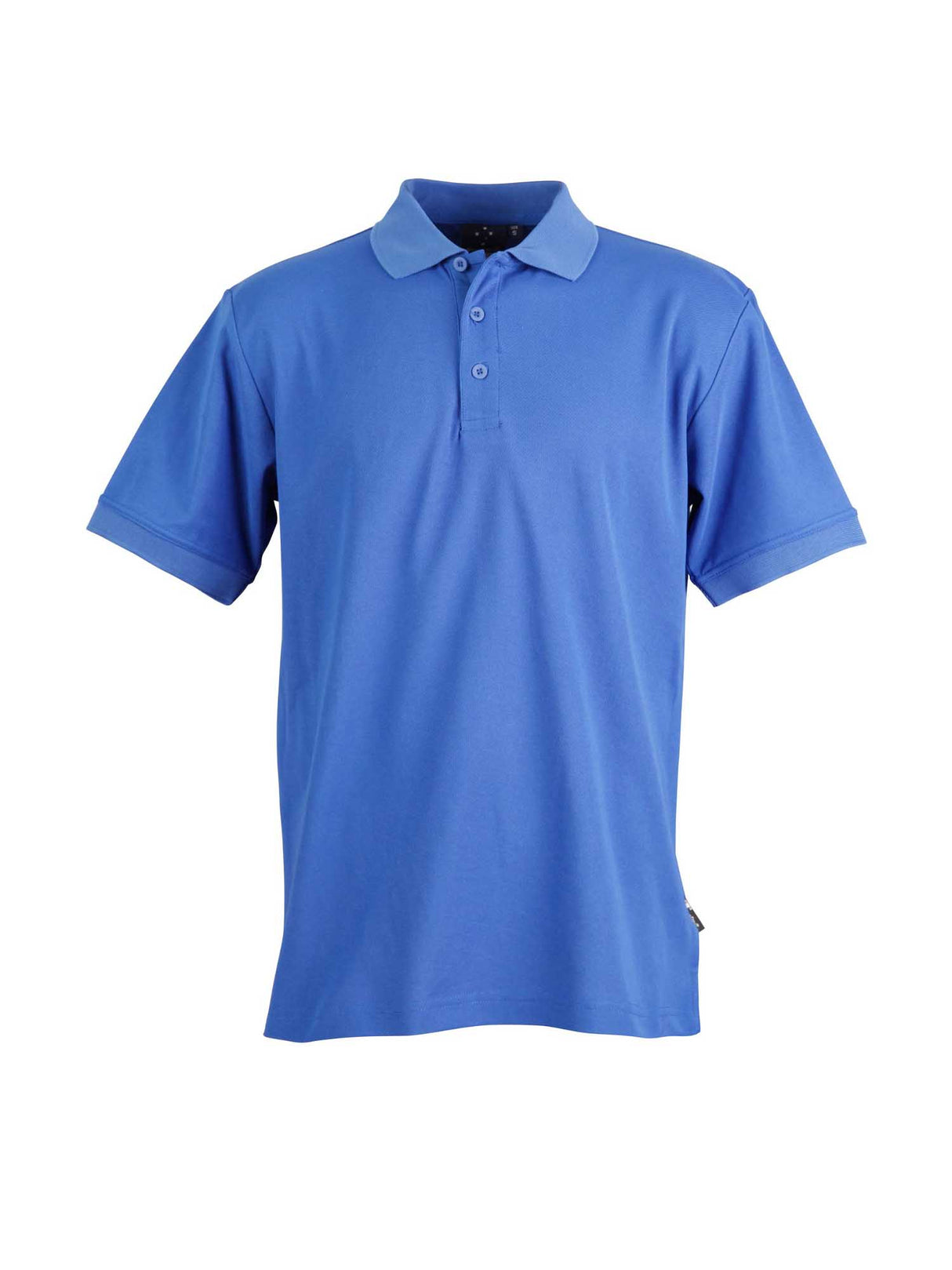 Mens Connection TrueDry Pique Solid Colour Short Sleeve Polo