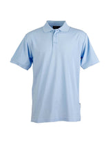 Mens Connection TrueDry Pique Solid Colour Short Sleeve Polo