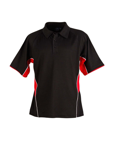 Mens Statesman TrueDry Tri-Colour Contrast Short Sleeve Polo