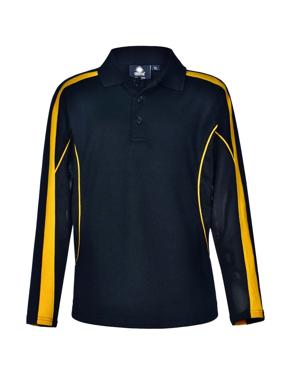 Kids Legend Plus TrueDry Fashion Long Sleeve Polo