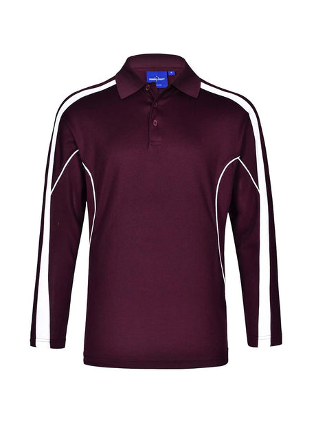 Mens Legend Plus TrueDry Fashion Long Sleeve Polo