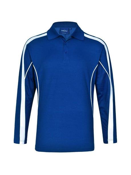 Mens Legend Plus TrueDry Fashion Long Sleeve Polo