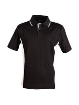 Kids Teammate TrueDry Contrast Short Sleeve Polo