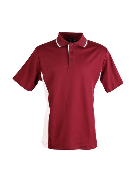 Kids Teammate TrueDry Contrast Short Sleeve Polo