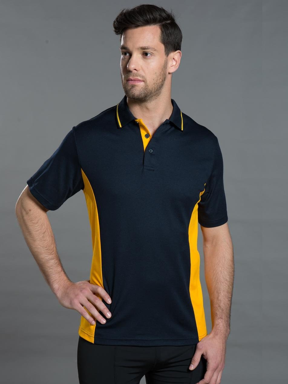 Mens Teammate TrueDry Contrast Short Sleeve Polo