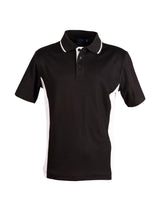 Mens Teammate TrueDry Contrast Short Sleeve Polo