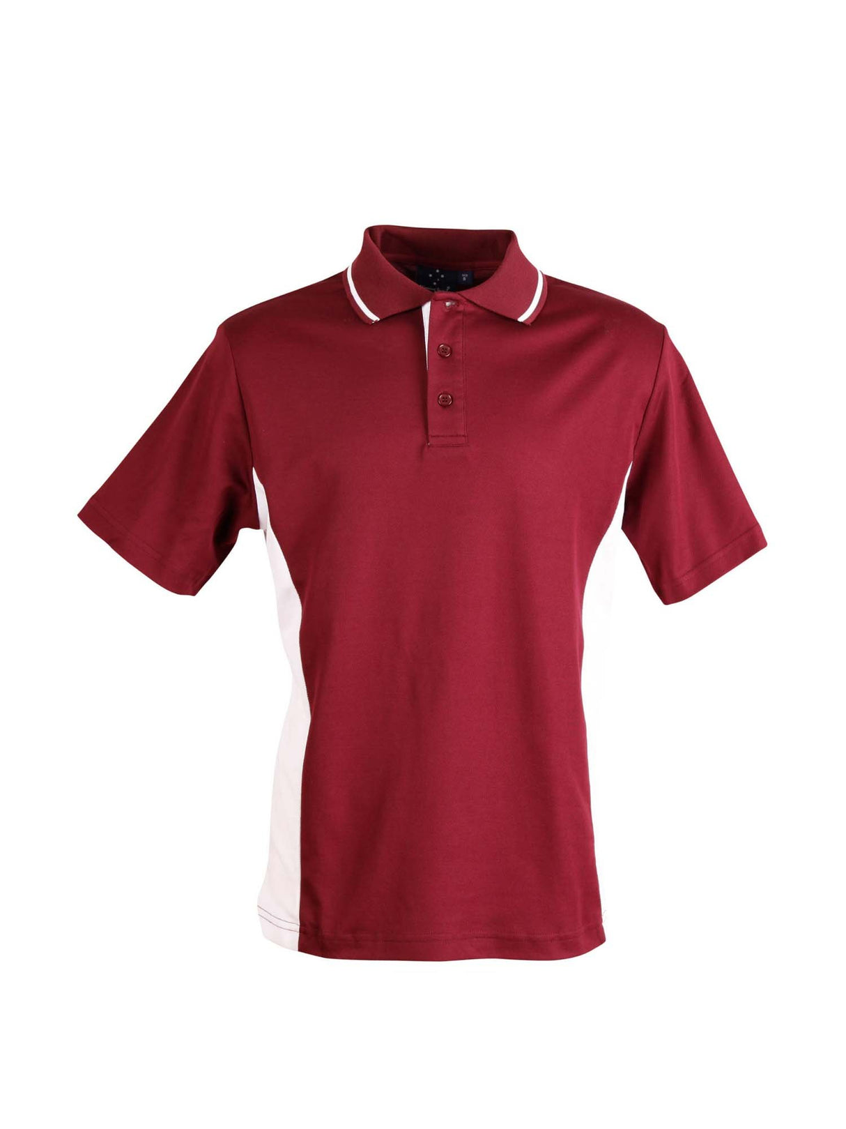 Mens Teammate TrueDry Contrast Short Sleeve Polo