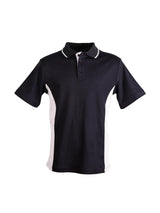 Mens Teammate TrueDry Contrast Short Sleeve Polo