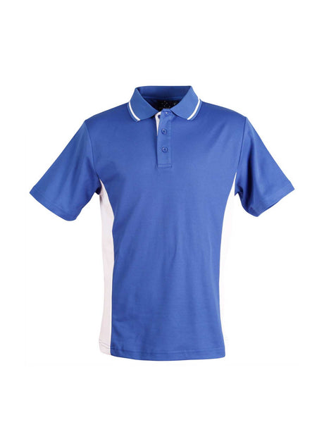 Mens Teammate TrueDry Contrast Short Sleeve Polo